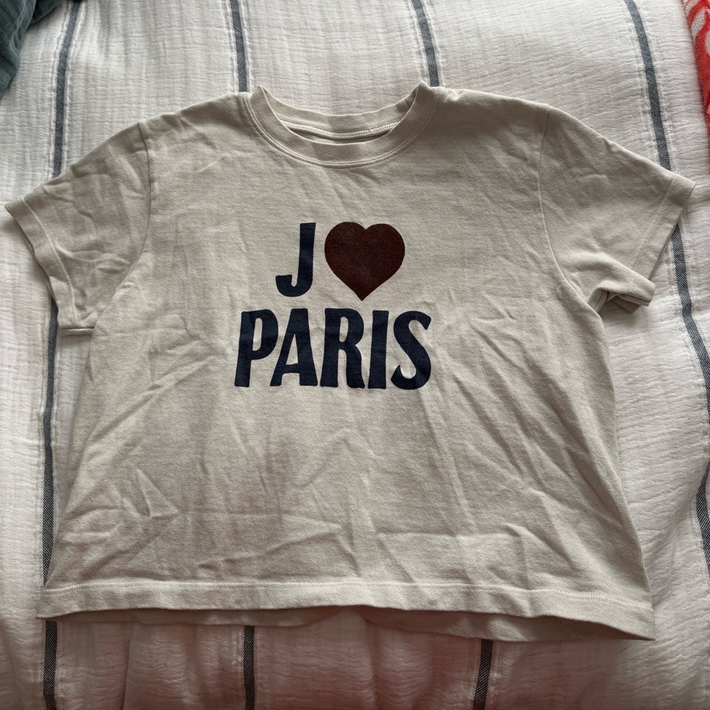 J ❤️ PARIS Brandy Melville/John Galt Baby Tee